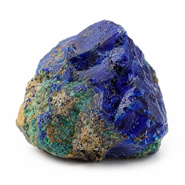 Azurite gemstone