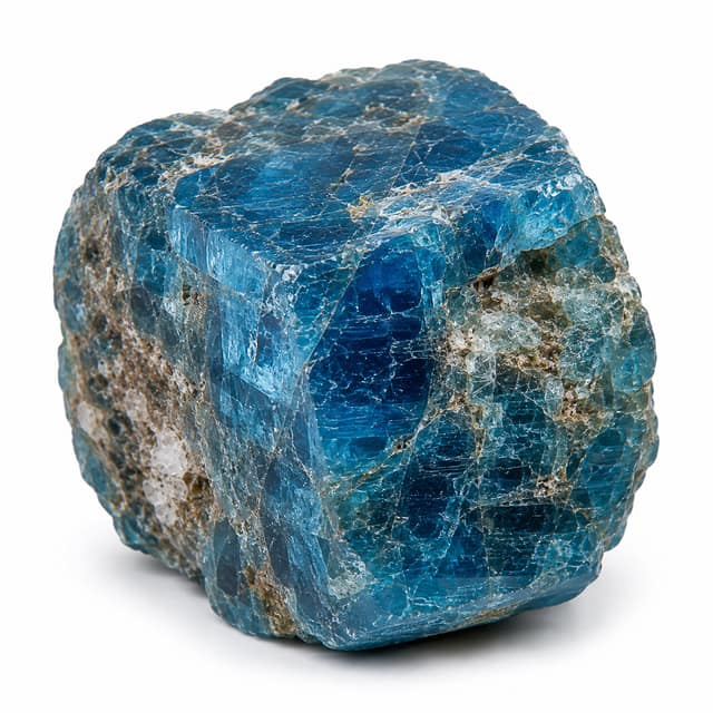 Blue Apatite gemstone
