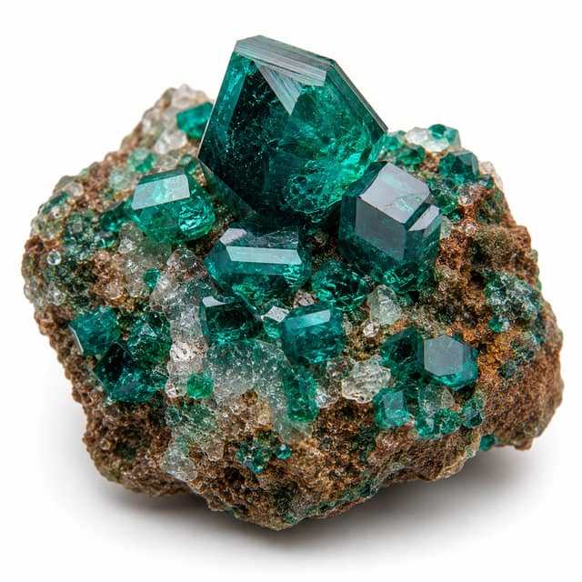 Dioptase gemstone