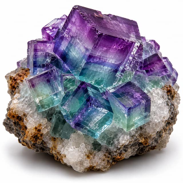 Fluorite gemstone