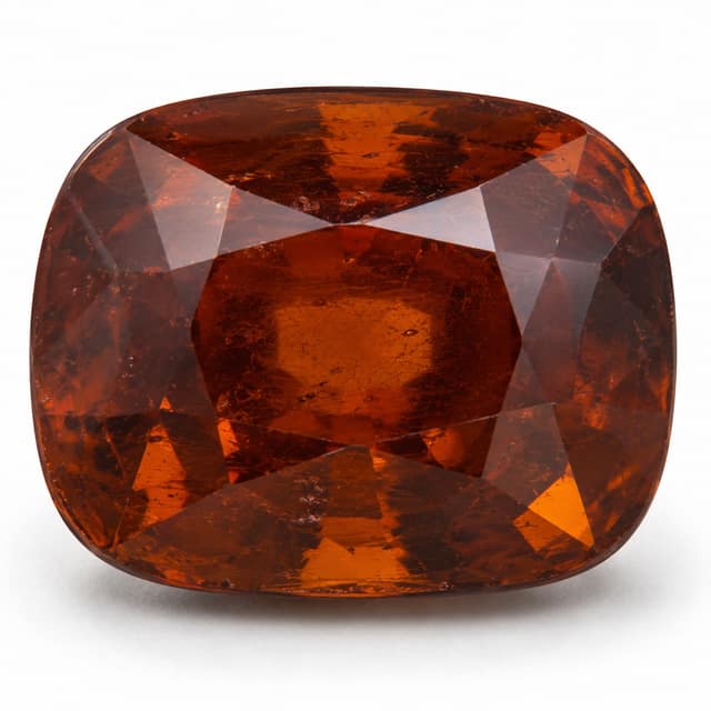 Hessonite gemstone